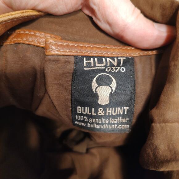 Bull And Hunt 0370 Heritage Distressed Brown Soft Leather Hobo Boho Shoulder Bag - Picture 14 of 16